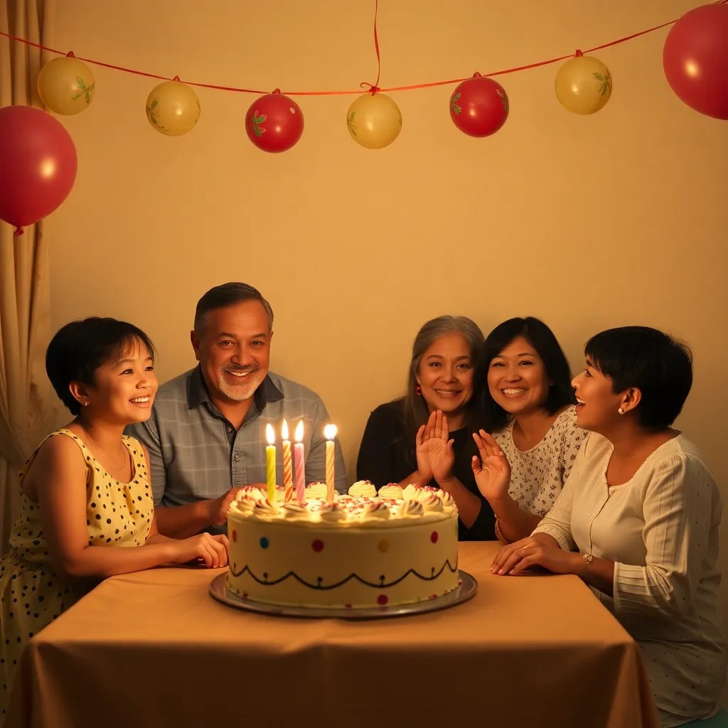 Celebration with Cake