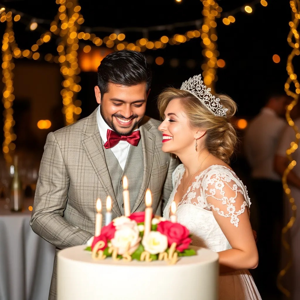 Beautiful Cake on a Table